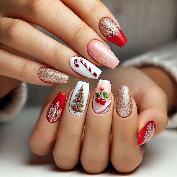 Top 10 Magical Christmas Nail Designs to Brighten Your Holiday Look