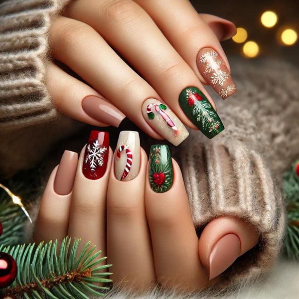 Top 10 Magical Christmas Nail Designs to Brighten Your Holiday Look